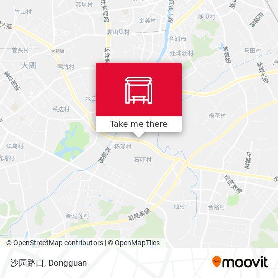 沙园路口 map