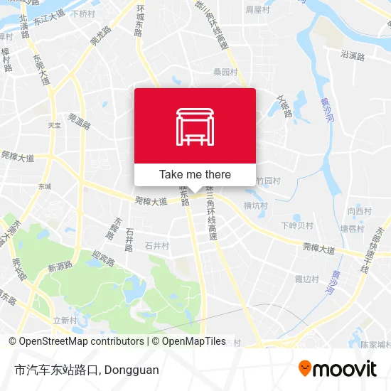 市汽车东站路口 map