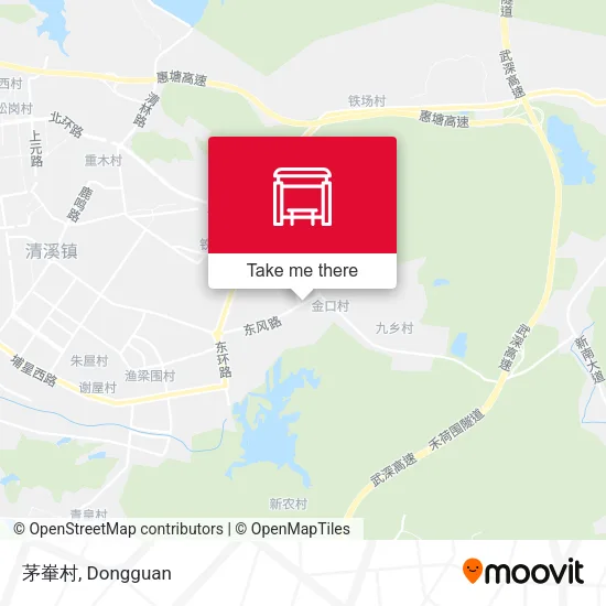 茅輋村 map