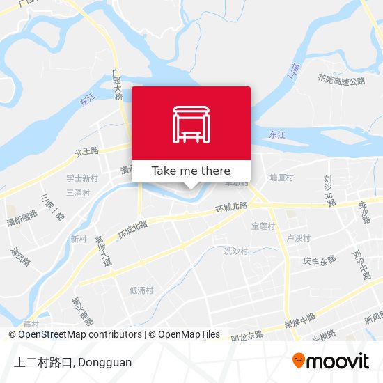上二村路口 map