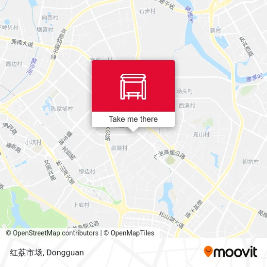 红荔市场 map