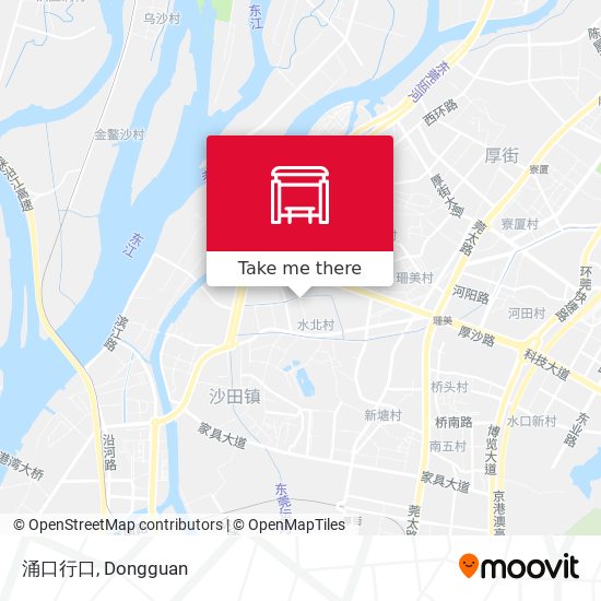 涌口行口 map