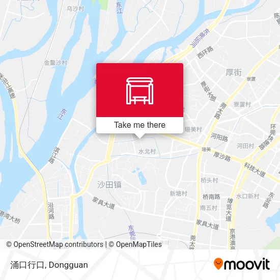 涌口行口 map