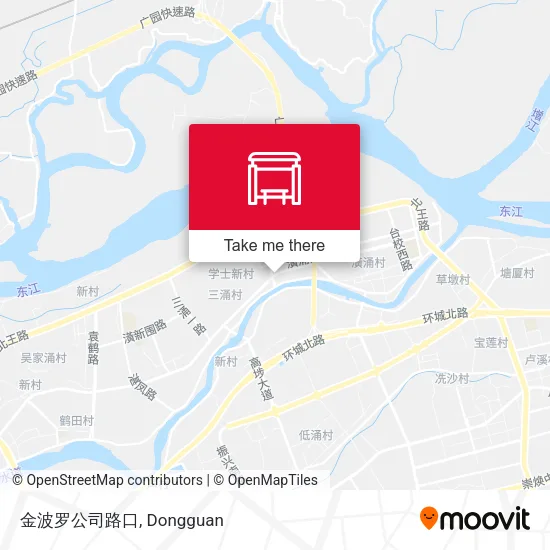 金波罗公司路口 map