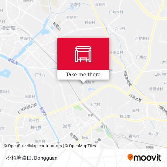 松柏塘路口 map
