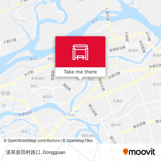 湛翠新田村路口 map