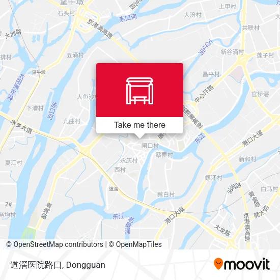 道滘医院路口 map