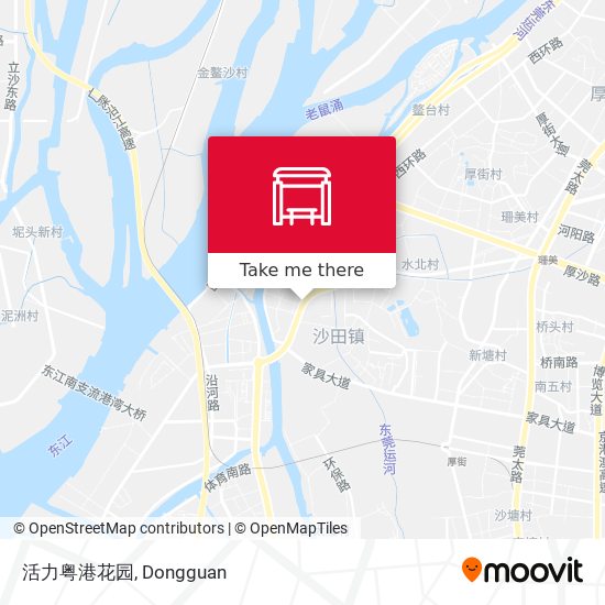 活力粤港花园 map