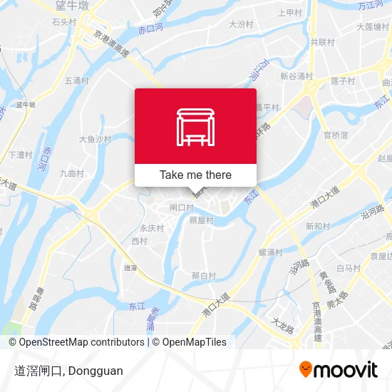 道滘闸口 map