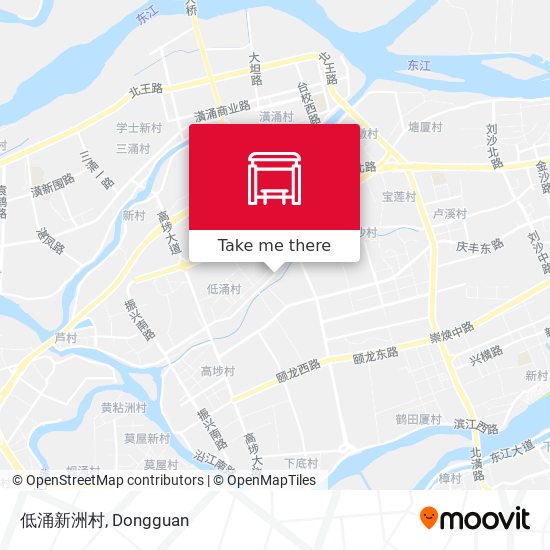 低涌新洲村 map