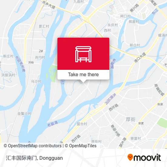 汇丰国际南门 map