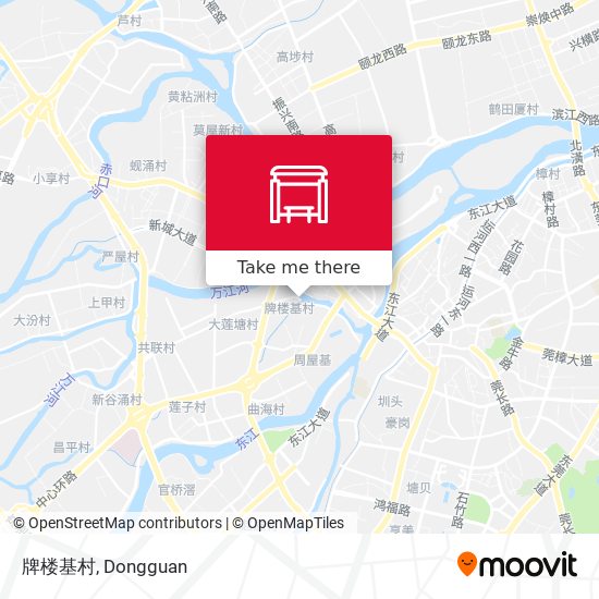 牌楼基村 map