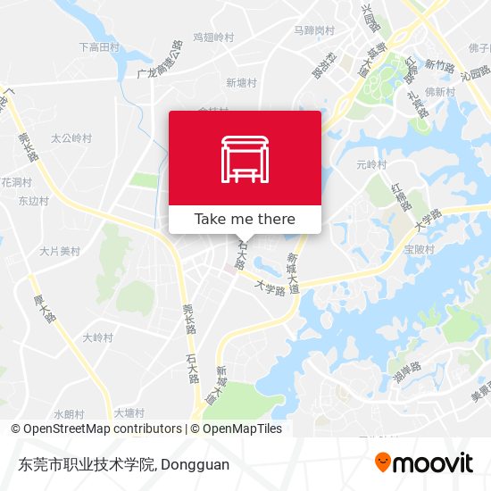 东莞市职业技术学院 map