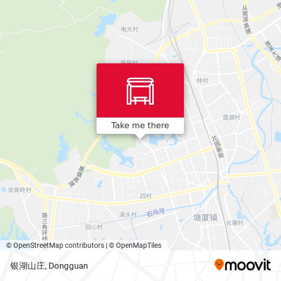 银湖山庄 map