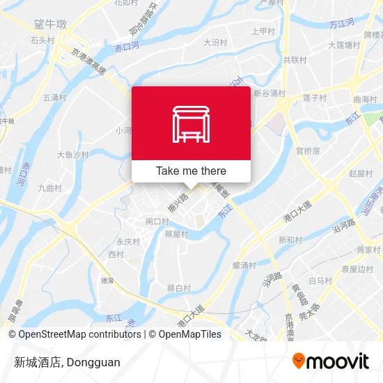 新城酒店 map