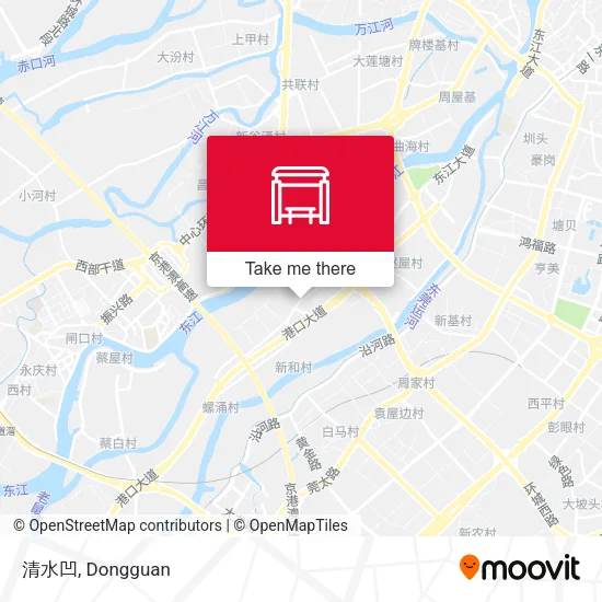 清水凹 map