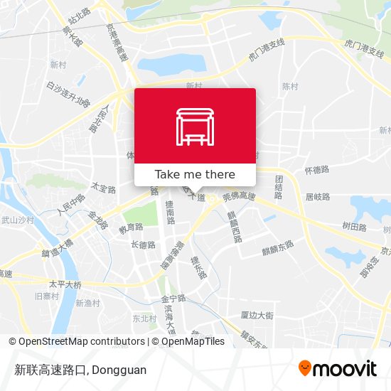 新联高速路口 map