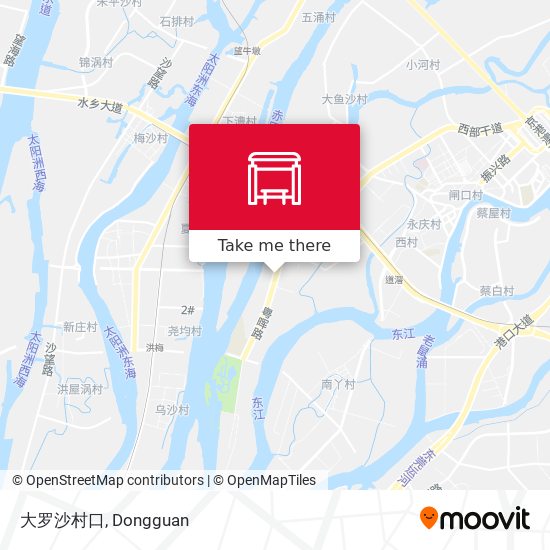 大罗沙村口 map