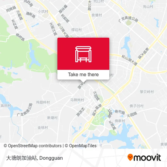 大塘朗加油站 map