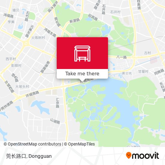 莞长路口 map
