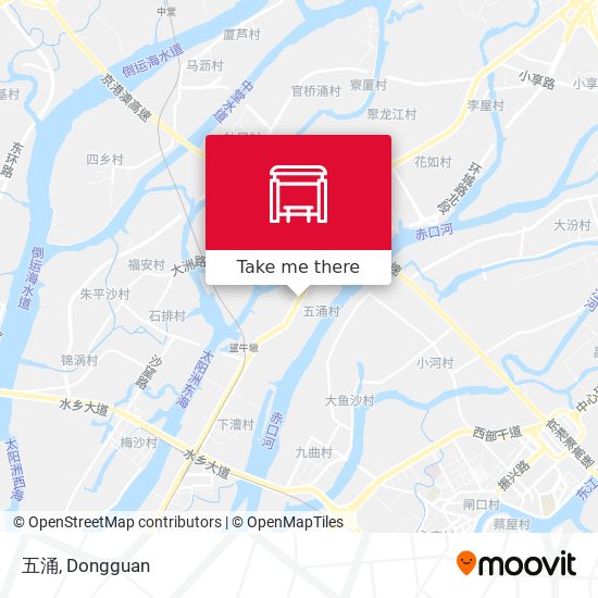 五涌 map