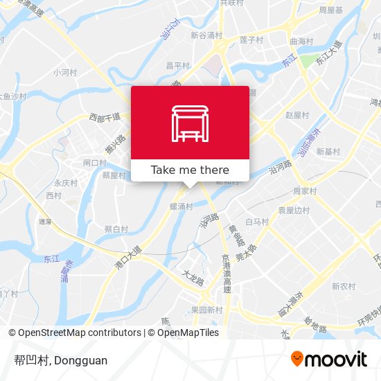 帮凹村 map