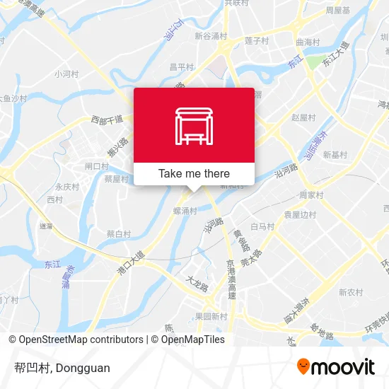 帮凹村 map