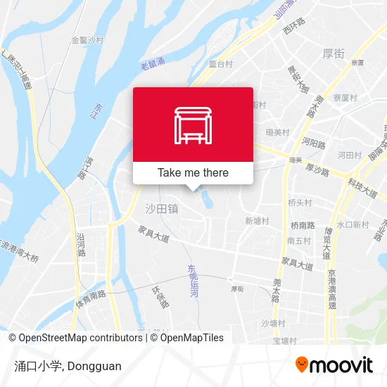 涌口小学 map