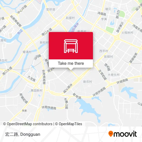 宏二路 map