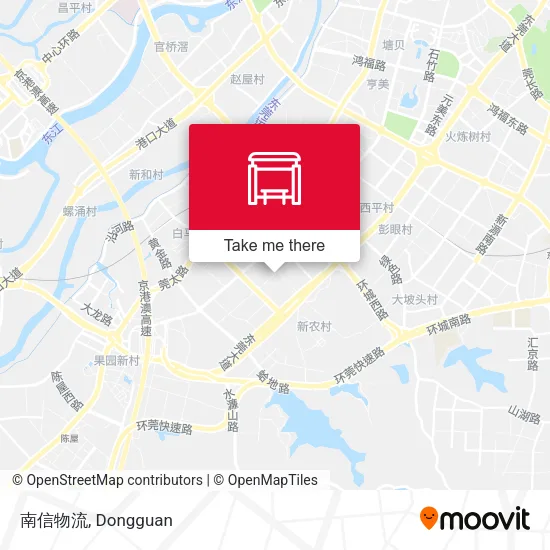 南信物流 map