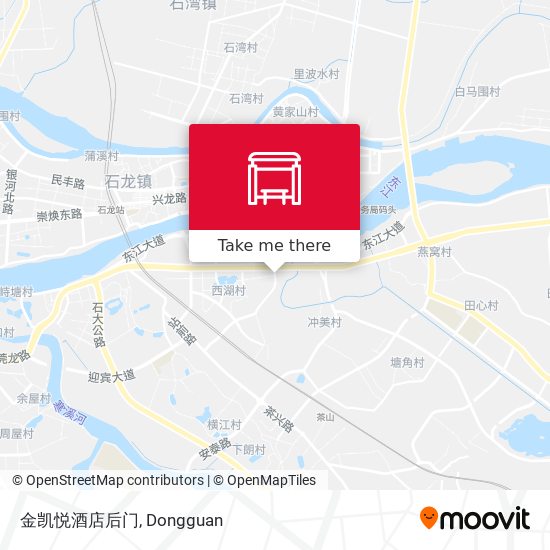金凯悦酒店后门 map