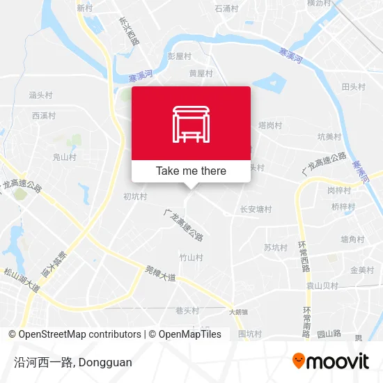 沿河西一路 map