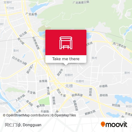 同仁门诊 map