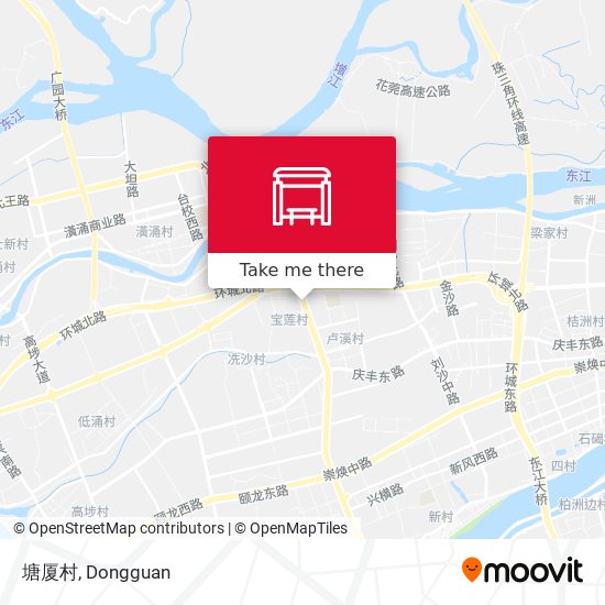 塘厦村 map