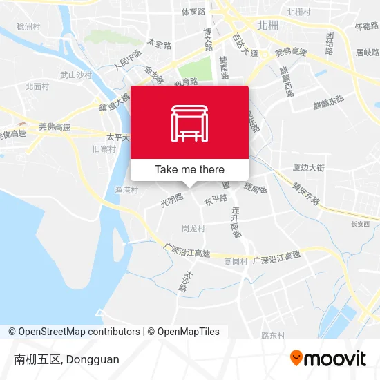南栅五区 map