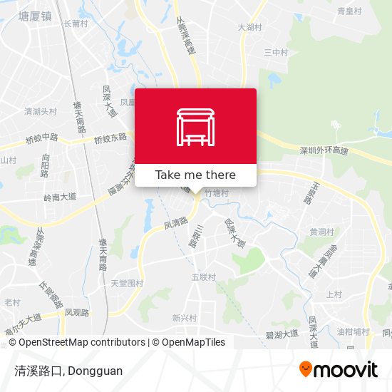 清溪路口 map