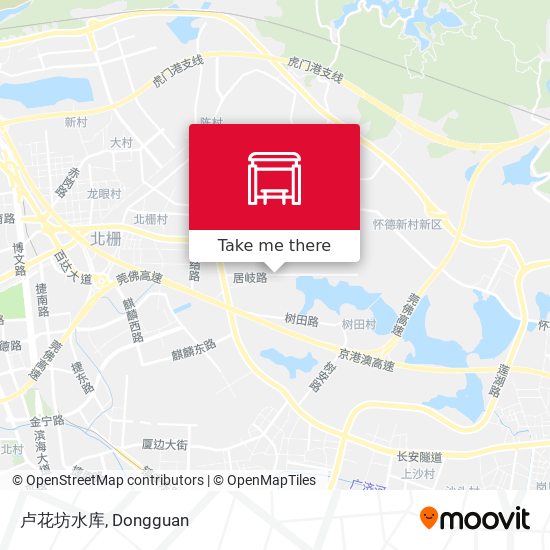 卢花坊水库 map