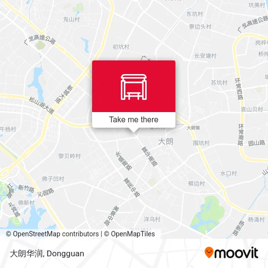 大朗华润 map