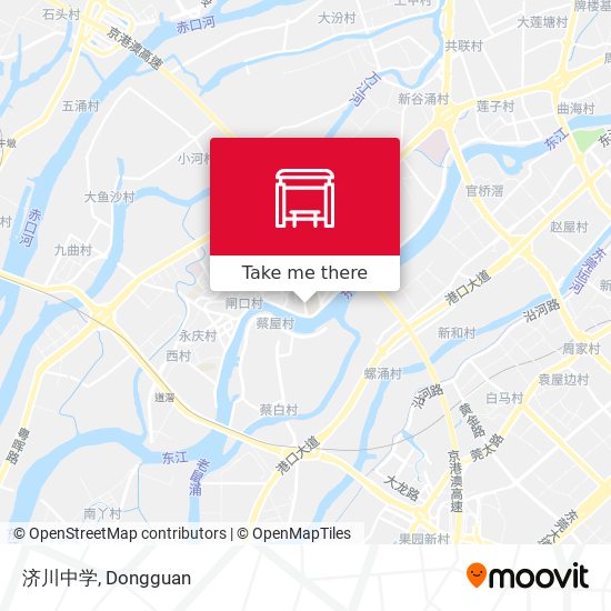 济川中学 map