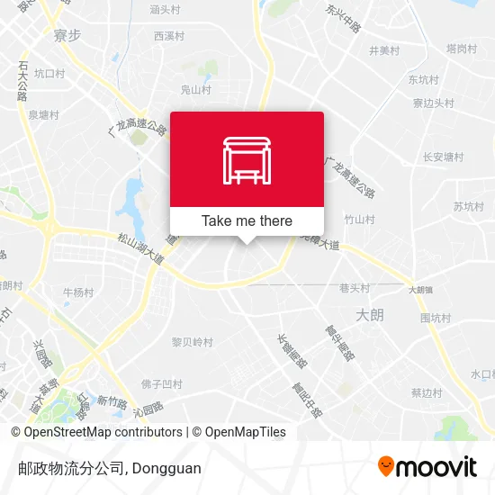 邮政物流分公司 map