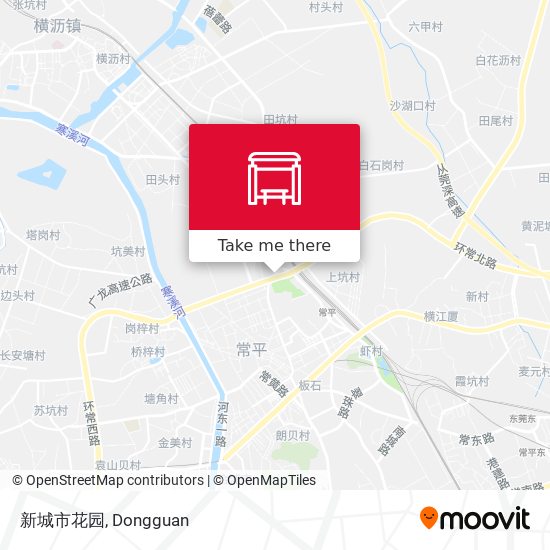 新城市花园 map