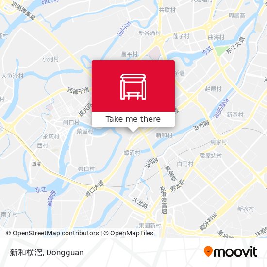 新和横滘 map
