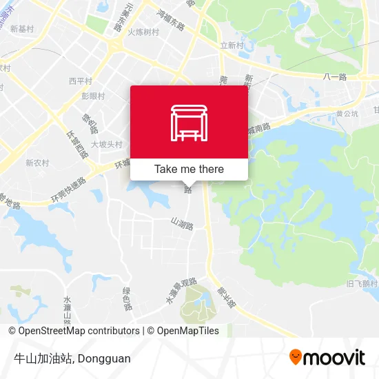 牛山加油站 map