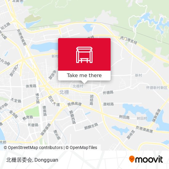 北栅居委会 map