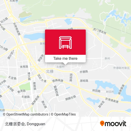 北栅居委会 map