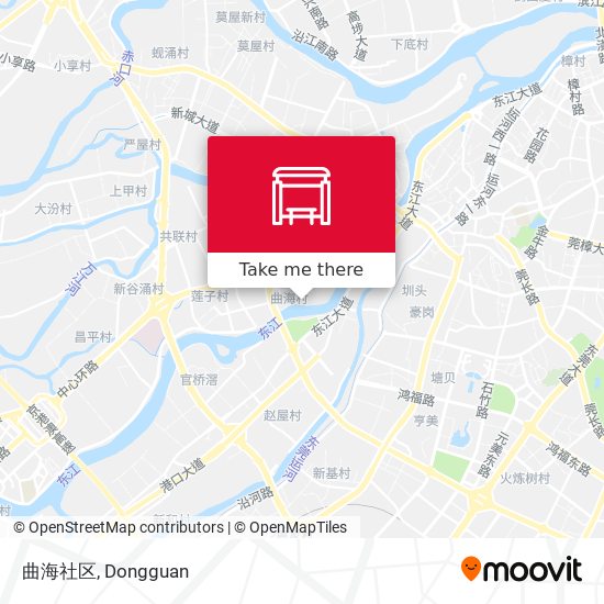 曲海社区 map
