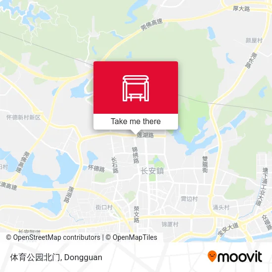 体育公园北门 map