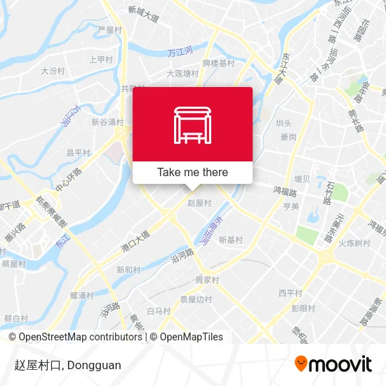 赵屋村口 map