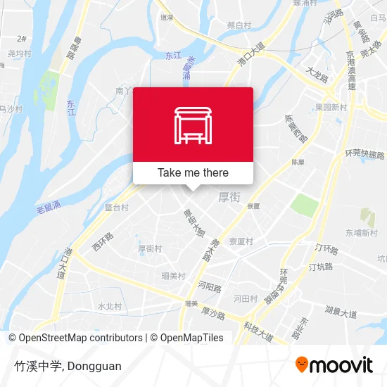 竹溪中学 map