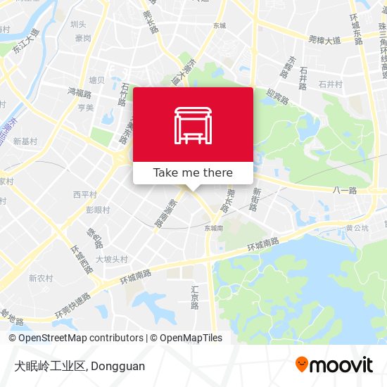 犬眠岭工业区 map